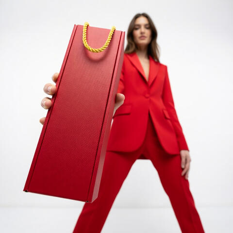 czerwone pudełko w68